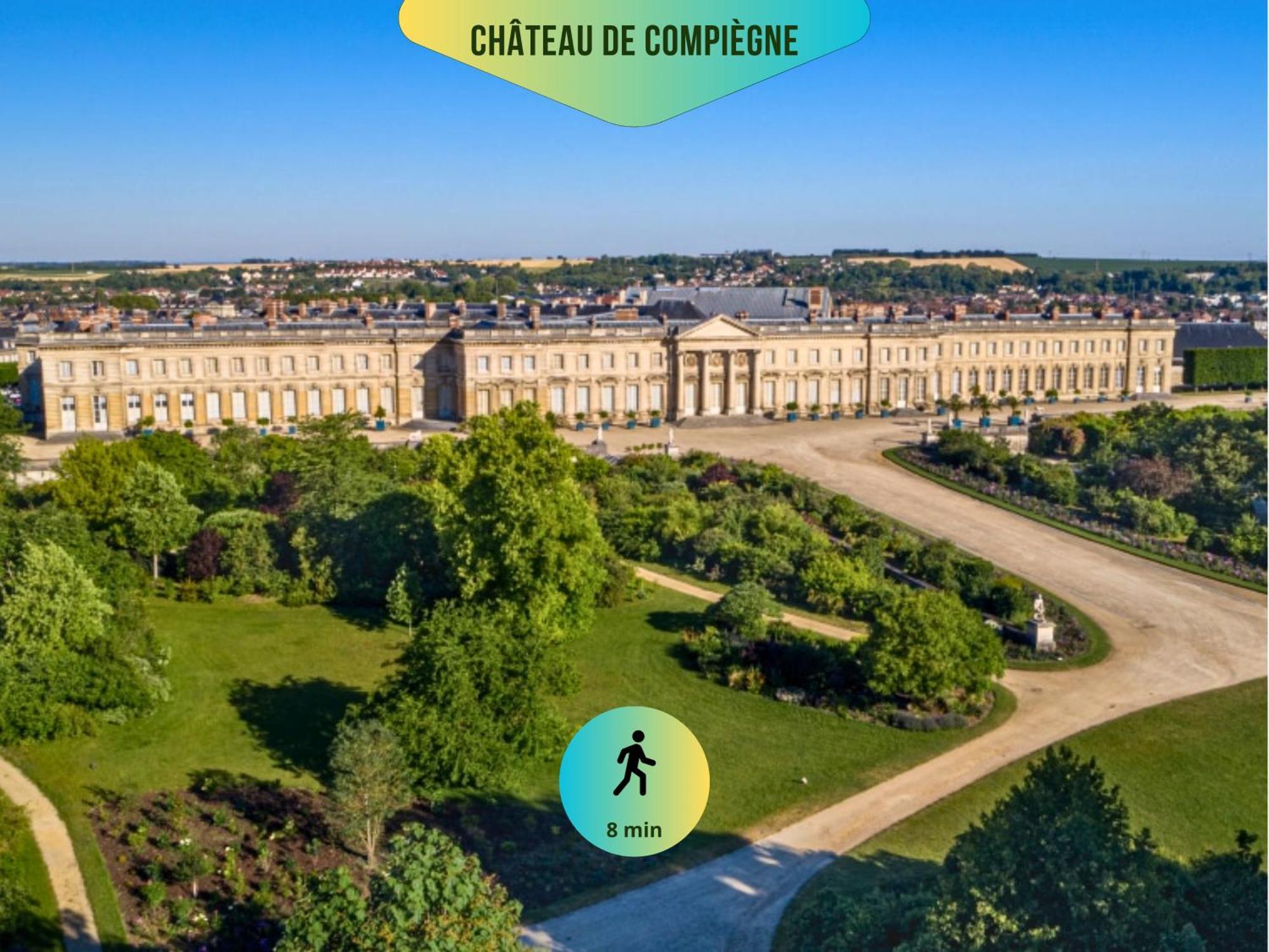 Le Corneille - Ideal Pros & Couples - Centre Historique - Chateau 5Min - Gare 10Min - Au Calme - Fibre Compiègne Eksteriør bilde